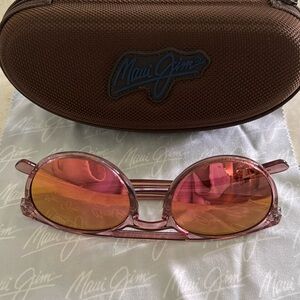 Maui Jim light pink frame rose UV lens
